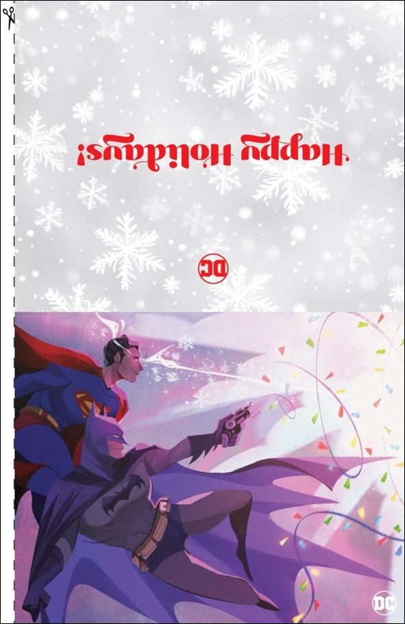 Batman/Superman: World's Finest issue 21-C Crystal Kung DC Holiday Card Special Cover