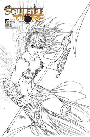 Soulfire: The Core issue 1-C Michael Turner Sketch Cover