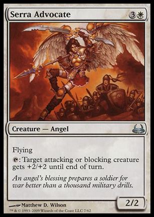 Magic the Gathering: Duel Decks: Divine vs. Demonic (Base Set) card 7 Serra Advocate