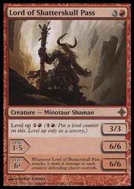 Magic the Gathering: Rise of the Eldrazi (Base Set) card 156 Lord of Shatterskull Pass