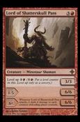 Magic the Gathering: Rise of the Eldrazi (Base Set) card 156 Lord of Shatterskull Pass