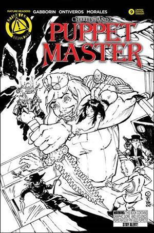 Puppet Master (2015) issue 9-C Antonio Ontiveros Sketch Cover