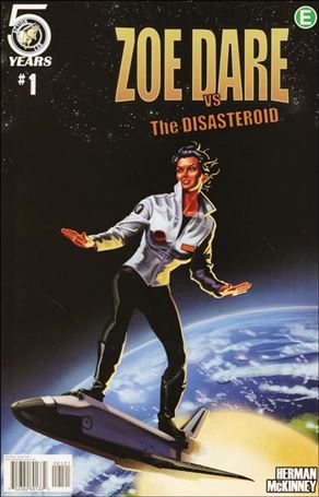 Zoe Dare versus the Disasteroid issue 1-B Shuttle Surf Cover 1/1500