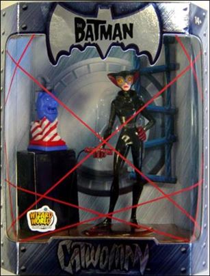 Batman (Exclusives) figure 2-H Catwoman (Red,White, & Blue) 2005 SDCC Exclusive