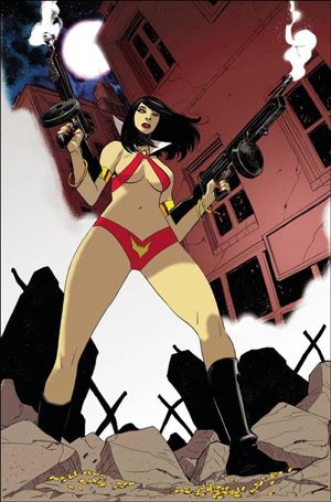 Vampirella vs. the Superpowers issue 4-J Drew Moss 1:15 Virgin Cover