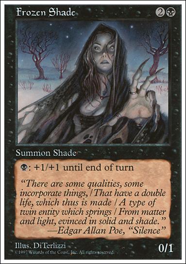 Magic the Gathering: 5th Edition (Base Set) card 163 Frozen Shade