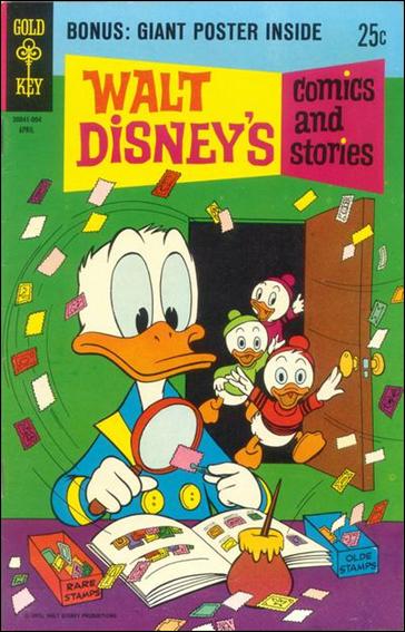 Walt Disney's Comics and Stories (1940) issue 355-B 25 Cent Cover