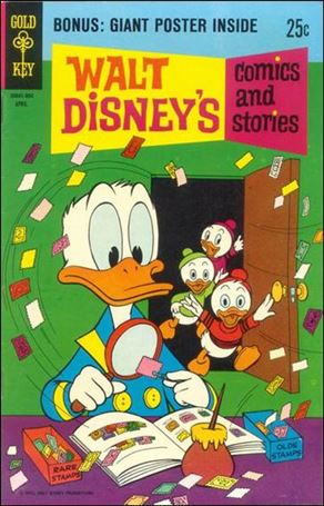 Walt Disney's Comics and Stories (1940) issue 355-B 25 Cent Cover