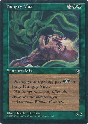 Magic the Gathering: Homelands (Base Set) card 88 Hungry Mist
