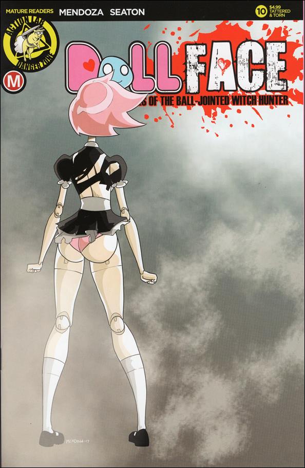 Dollface issue 10-B Dan Mendoza Tattered & Torn Cover