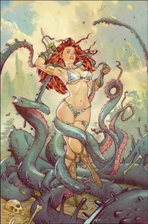 Red Sonja: Empire of the Damned issue 4-E Joshua Middleton Virgin Cardstock Cover