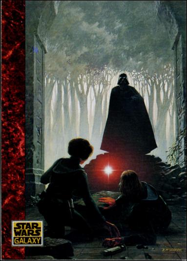 Star Wars Galaxy: Series 1 (Base Set) card 60 A Close Encounter