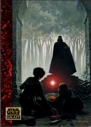 Star Wars Galaxy: Series 1 (Base Set) card 60 A Close Encounter