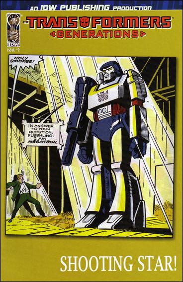 Transformers: Generations issue 2-C Retro Art 1:50 Cover