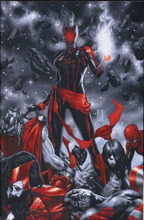 Captain Marvel (2019) issue 12-E Mark Brooks 1:100 Virgin Spot Color Cover