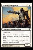 Magic the Gathering: Worldwake (Base Set) card 16 Perimeter Captain