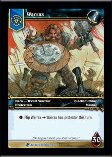 World of Warcraft: Heroes of Azeroth (Oversized Hero Subset) card 8 Warrax