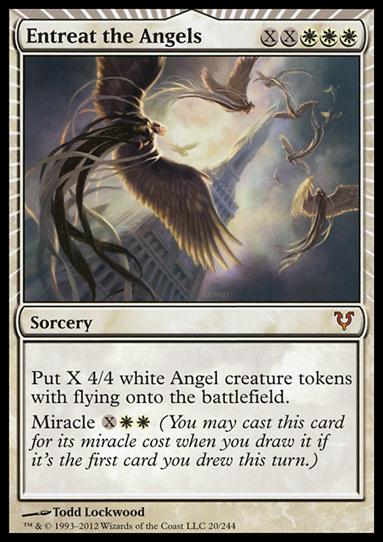 Magic the Gathering: Avacyn Restored (Base Set) card 20 Entreat the Angels