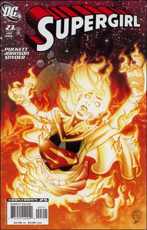Supergirl (2005) issue 23 Drew Johnson Cover