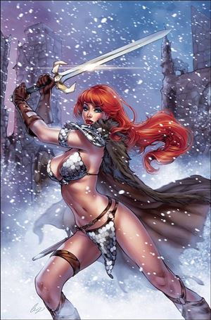 Invincible Red Sonja issue 6-I Elias Chatzoudis 1:7 Virgin Cover
