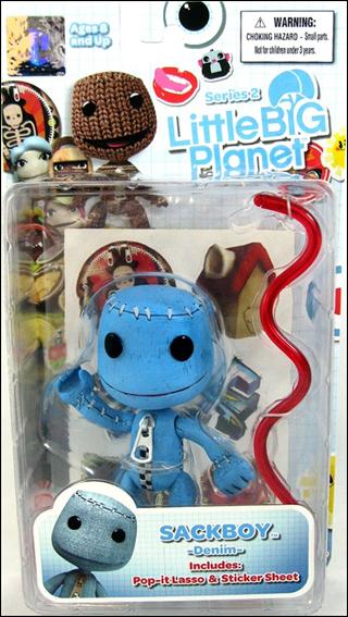 Little Big Planet (Series 2) figure 1 Sackboy (Blue Denim)