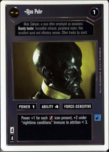 Star Wars: Premiere Unlimited (Base Set) card 2 Djas Puhr