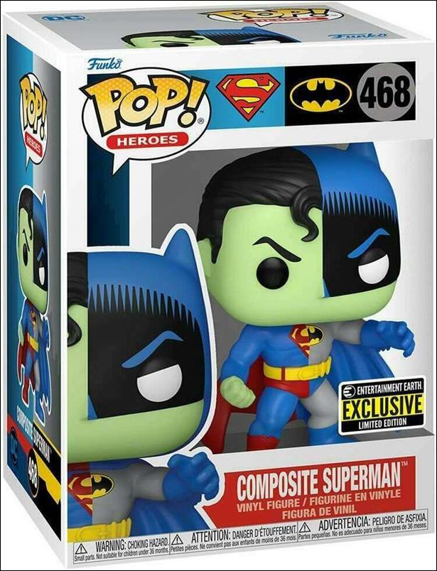 POP! Heroes figure 468 Composite Superman Entertainment Earth Exclusive