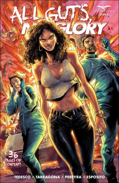 All Guts, No Glory issue 2 Guillermo Fajardo Cover