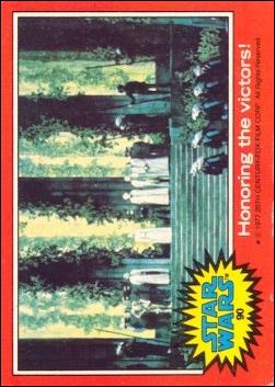 Star Wars: Series 2 (Base Set) card 90 Honoring the victors!