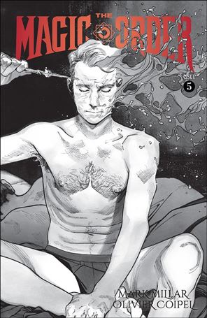 Magic Order issue 5-B Olivier Coipel Black & White Cover