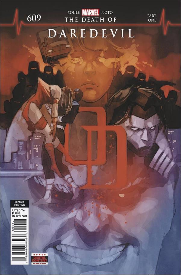 Daredevil (1964) issue 609-C Phil Noto Cover (2nd Printing)