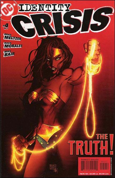 Identity Crisis issue 4-B Red Cover (2nd Printing)