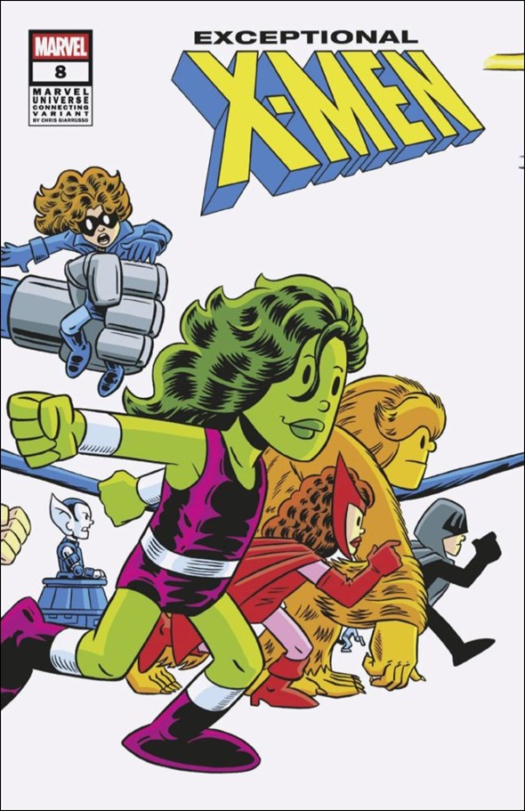 Exceptional X-Men (2024) issue 8-B Chris Giarrusso MU Wraparound Connecting Cover