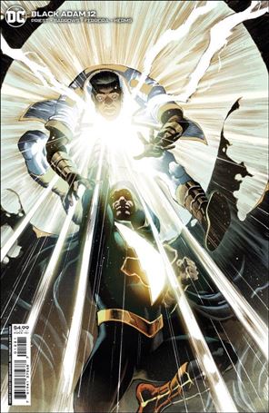 Black Adam issue 12-B Barrows, Ferreira & Herms Cardstock Cover