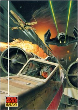 Star Wars Galaxy: Series 1 (Promo) card N The Death Star Trench