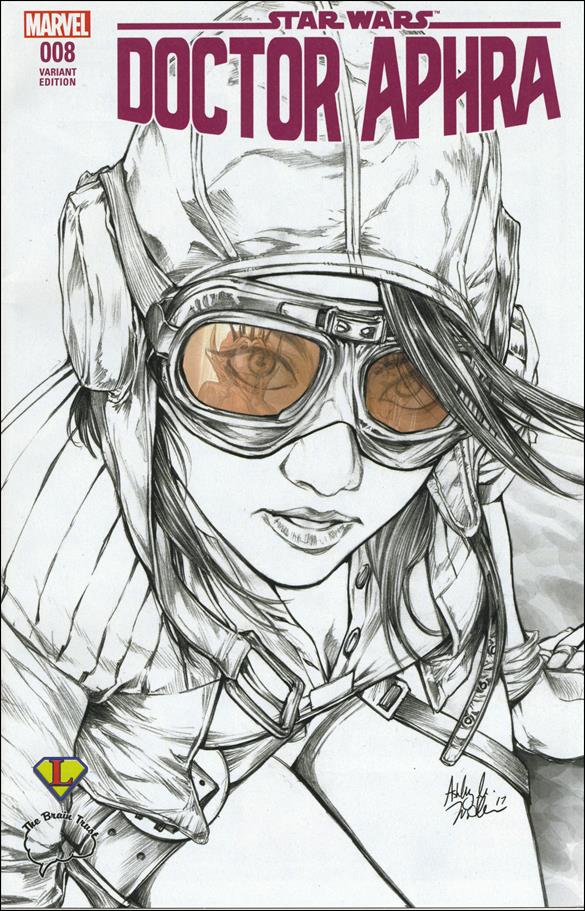 Doctor Aphra issue 8-D Ashley Witter Denver Comic Con B&W Cover 1/1500