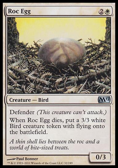Magic the Gathering: 2012 Core Set (Base Set) card 32 Roc Egg