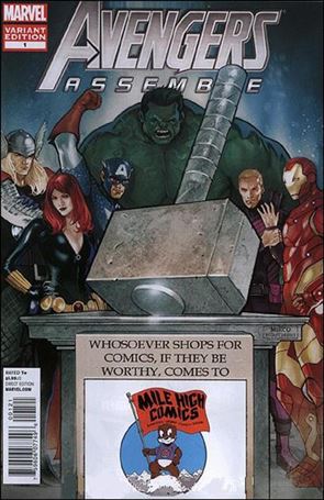 Avengers Assemble (2012) issue 1-MK Mile High Comics Hammer Time Cover 1/3000