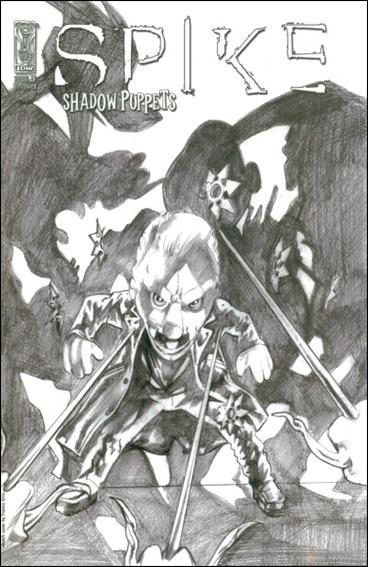 Spike: Shadow Puppets issue 3-C Franco Urru 1:10 Sketch Cover