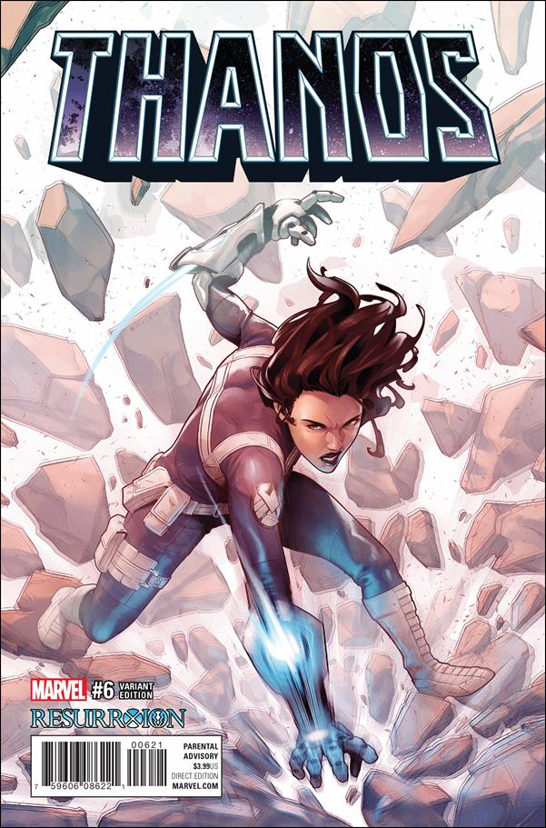 Thanos (2017) issue 6-B Jamal Campbell Resurrxion Cover 