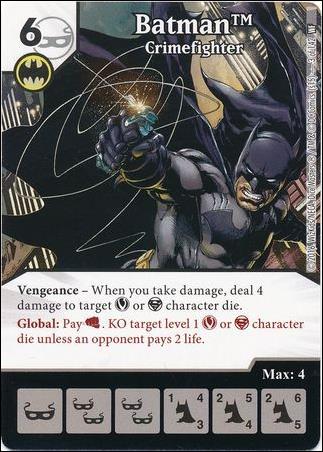 DC Comics Dice Masters World's Finest card 3 Batman: Crimefighter
