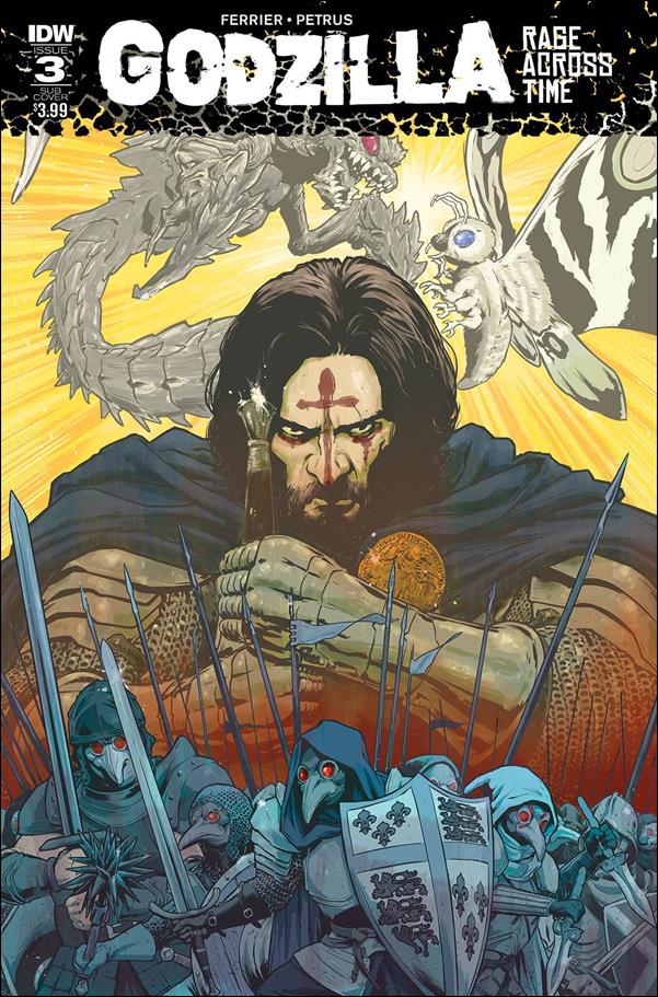 Godzilla: Rage Across Time issue 3-B Hugo Petrus Subscription Cover