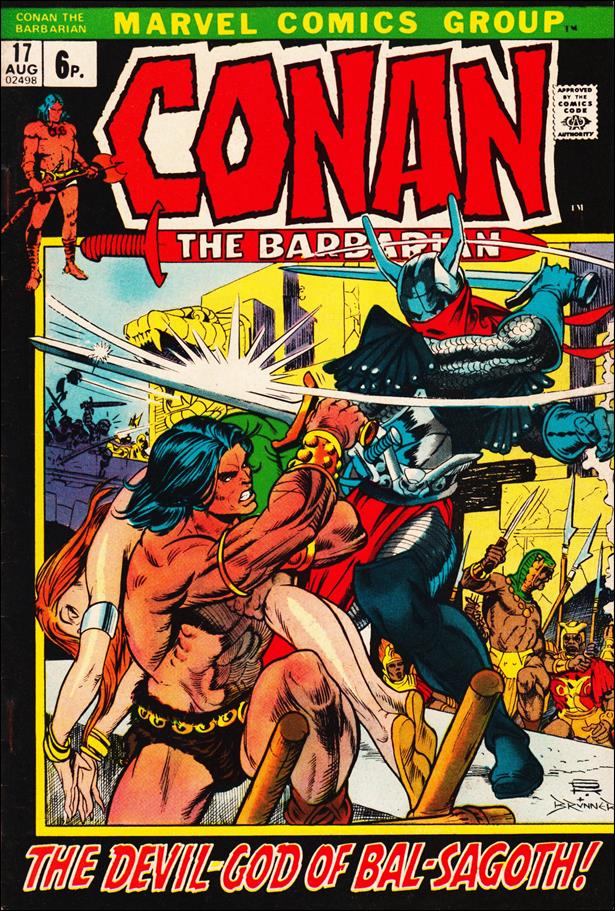 Conan the Barbarian (1970) issue 17-B UK Price Cover