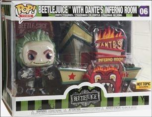 POP! Town figure 6 Beetlejuice with Dante's Inferno Room Hot Topic