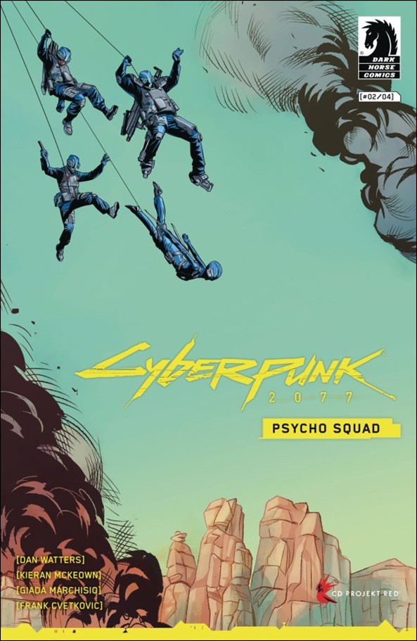 Cyberpunk 2077: Psycho Squad issue 2 Kieran McKeown Cover