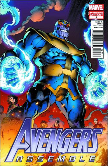 Avengers Assemble (2012) issue 3-B Thanos Cover (2nd Printing)