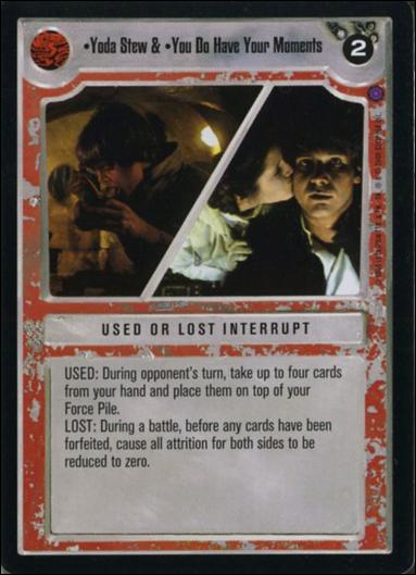 Star Wars: Reflections II: Expanding the Galaxy (Base Set) card 131 Yoda Stew & You Do Have Your Moments