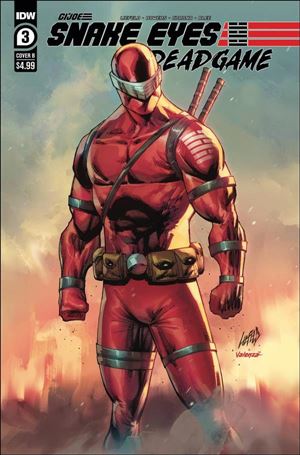 Snake Eyes: Deadgame issue 3-B Rob Liefeld Red Costume Cover