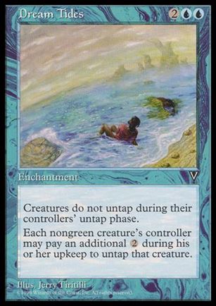 Magic the Gathering: Visions (Base Set) card 31 Dream Tides