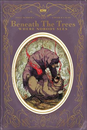 Beneath the Trees Where Nobody Sees issue 5-B Riley Rossmo Storybook Cover